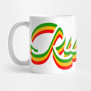 Rudeboy 3D Rasta Colors Reggae Mug